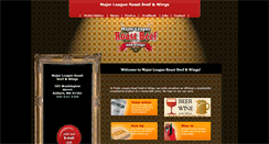 Desktop Screenshot of majorleagueroastbeef.com